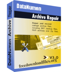 DataNumen Archive Repair 3.1.0 Crack Full Version Download [Latest]