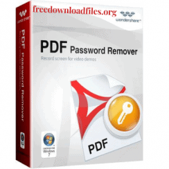 Wondershare PDF Password Remover 1.5.3.3 With Crack [Latest]