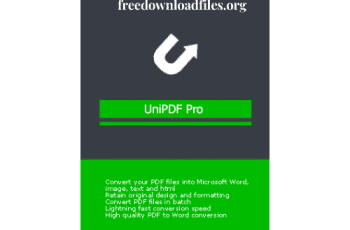 UniPDF Pro 1.3.5 With Crack Free Download [Latest]